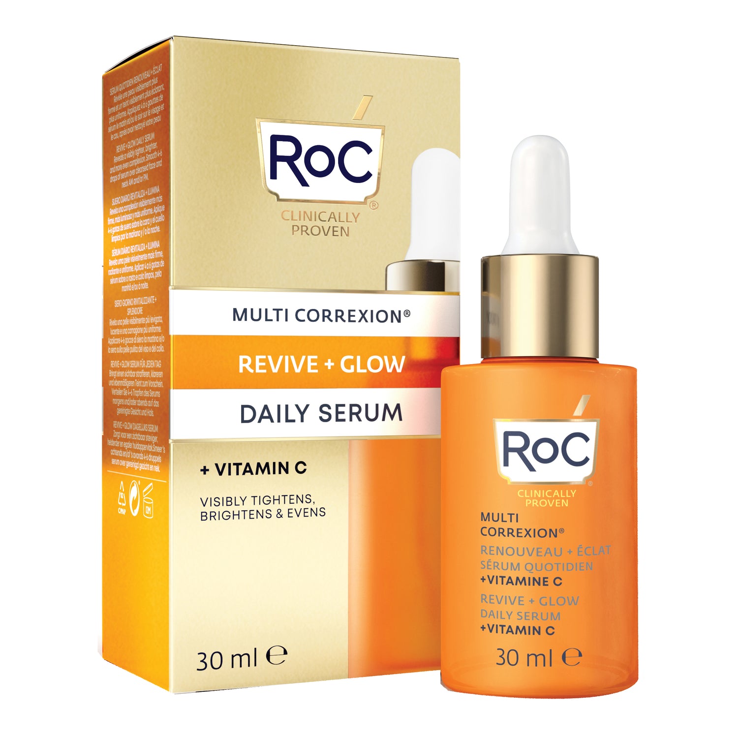 ROC MC REVIVE+GLOW SIERO 30ML