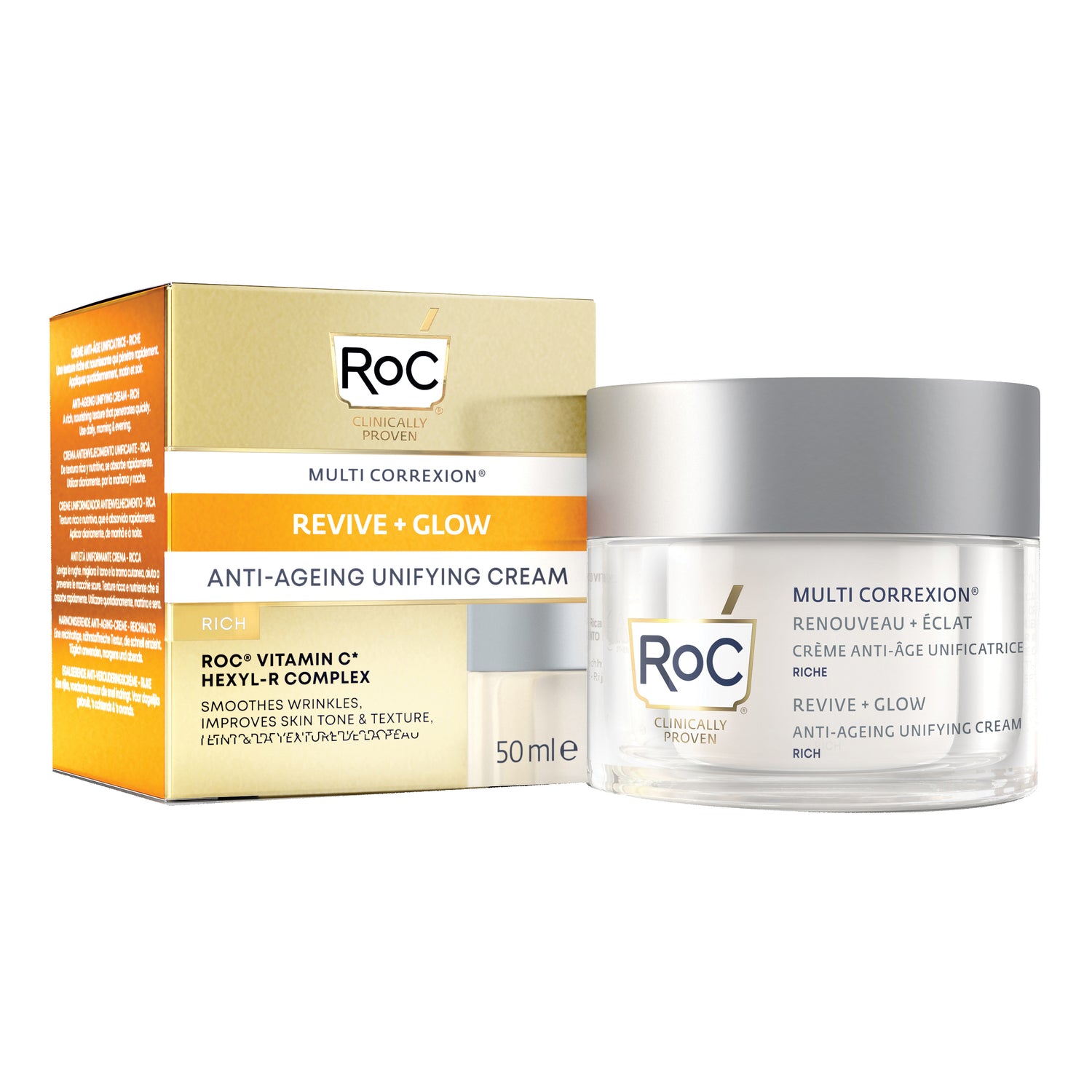 ROC MC REVIVE+GLOW CREMA UNIF