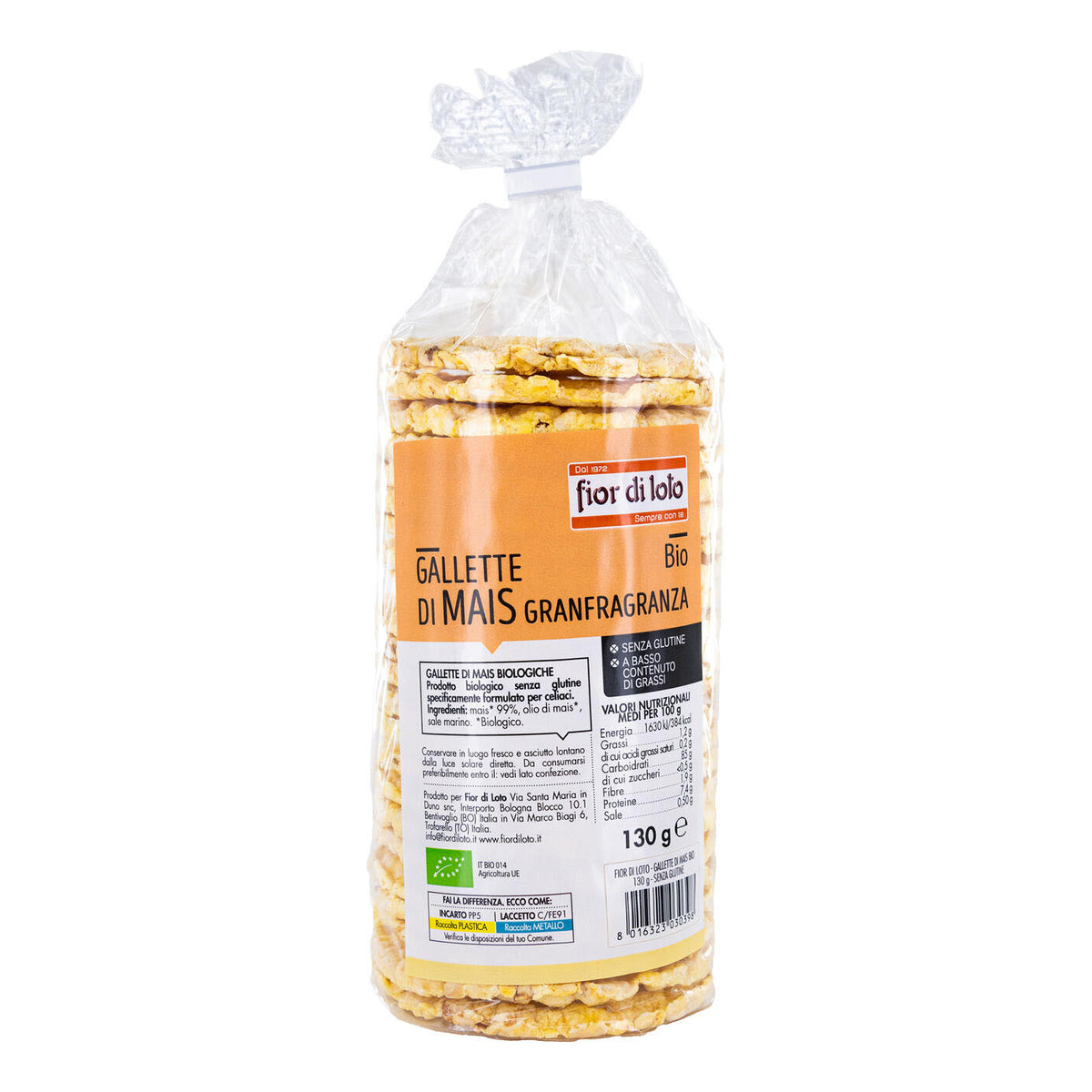 FIOR DI LOTO GALLETTE MAIS150G  
