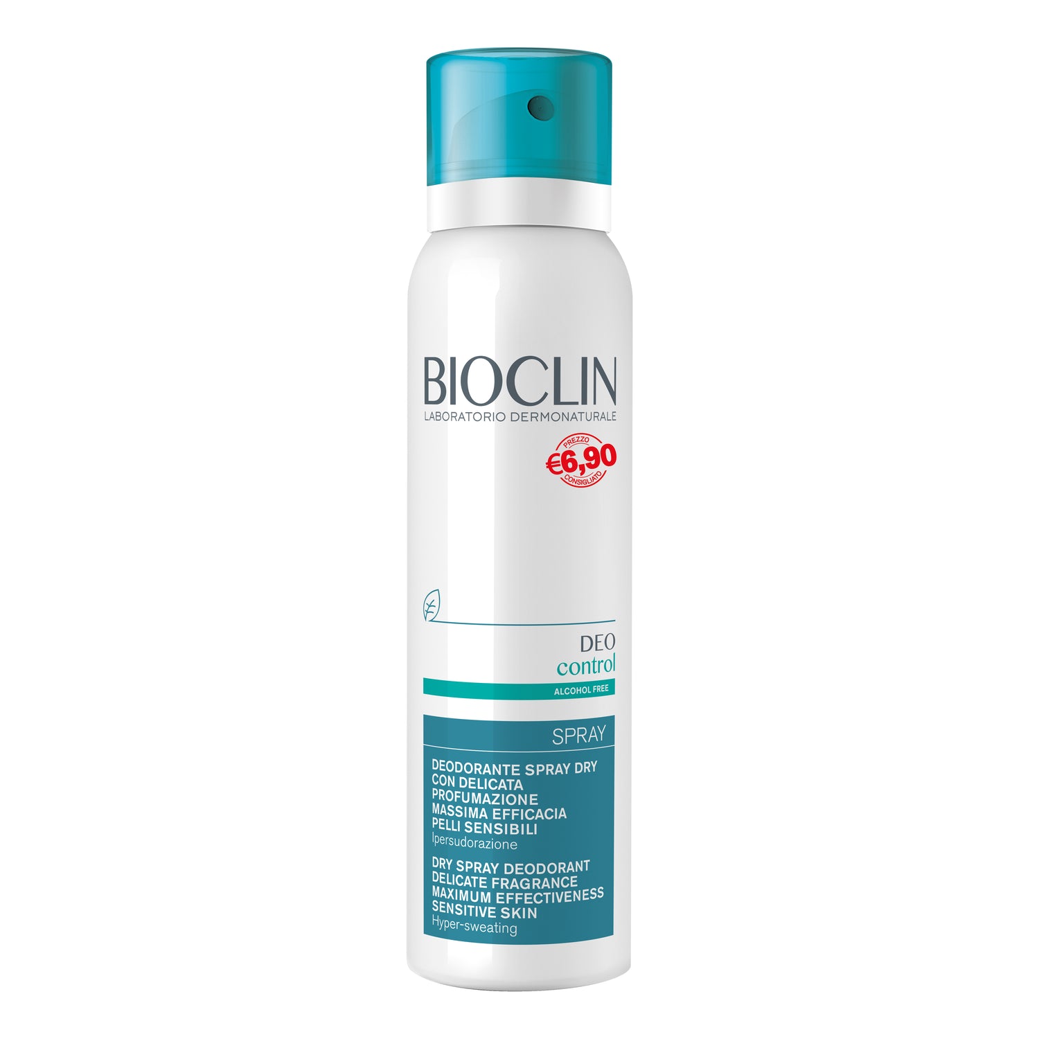 Bioclin Deo Control Spray Dry | Deodorante Per Ipersudorazione | 150 Ml
