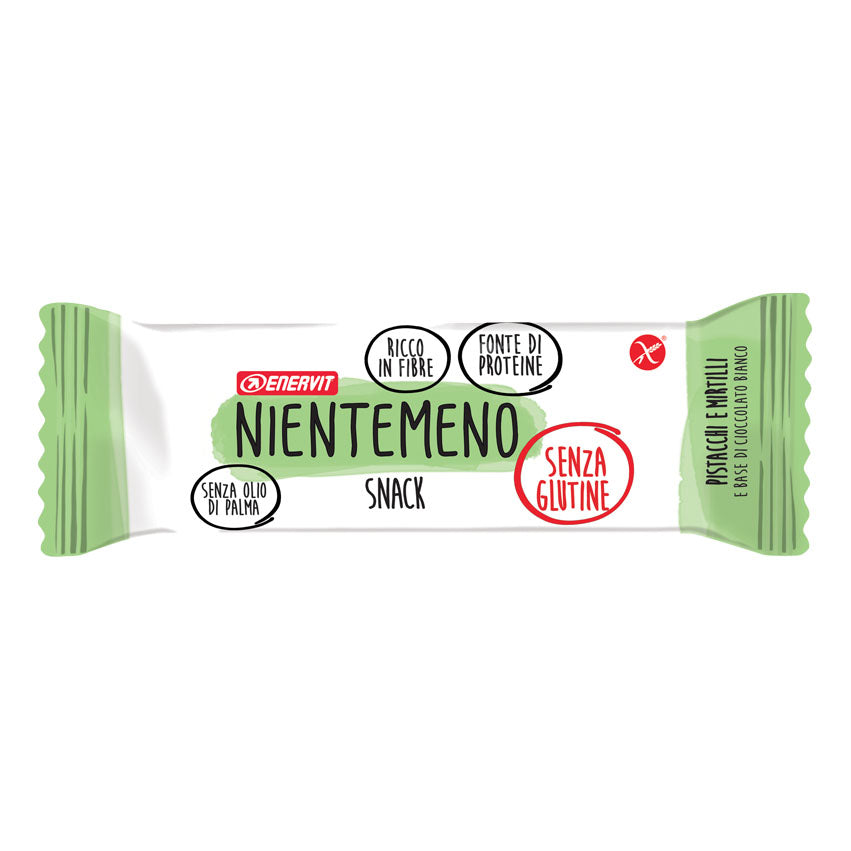 Enervit Nientemeno Snack Barretta Pistacchi Mirtilli Rossi E Cioccolato 3 X 23g