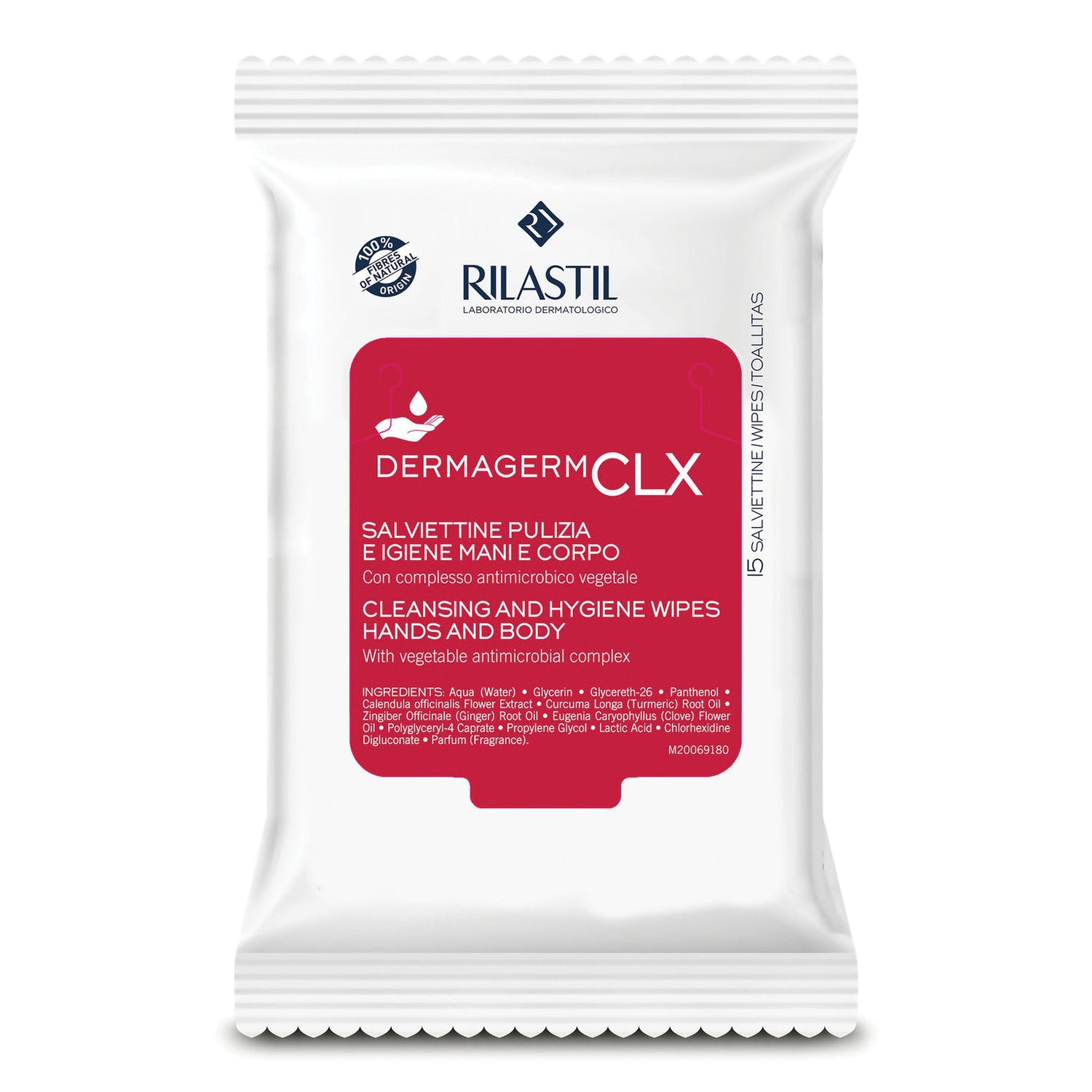 Rilastil Dermagerm Clx Salviette Igienizzanti 15 Pezzi
