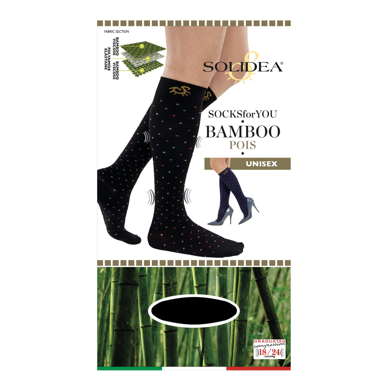 SOCKS FY BAMBOO POIS BL N S