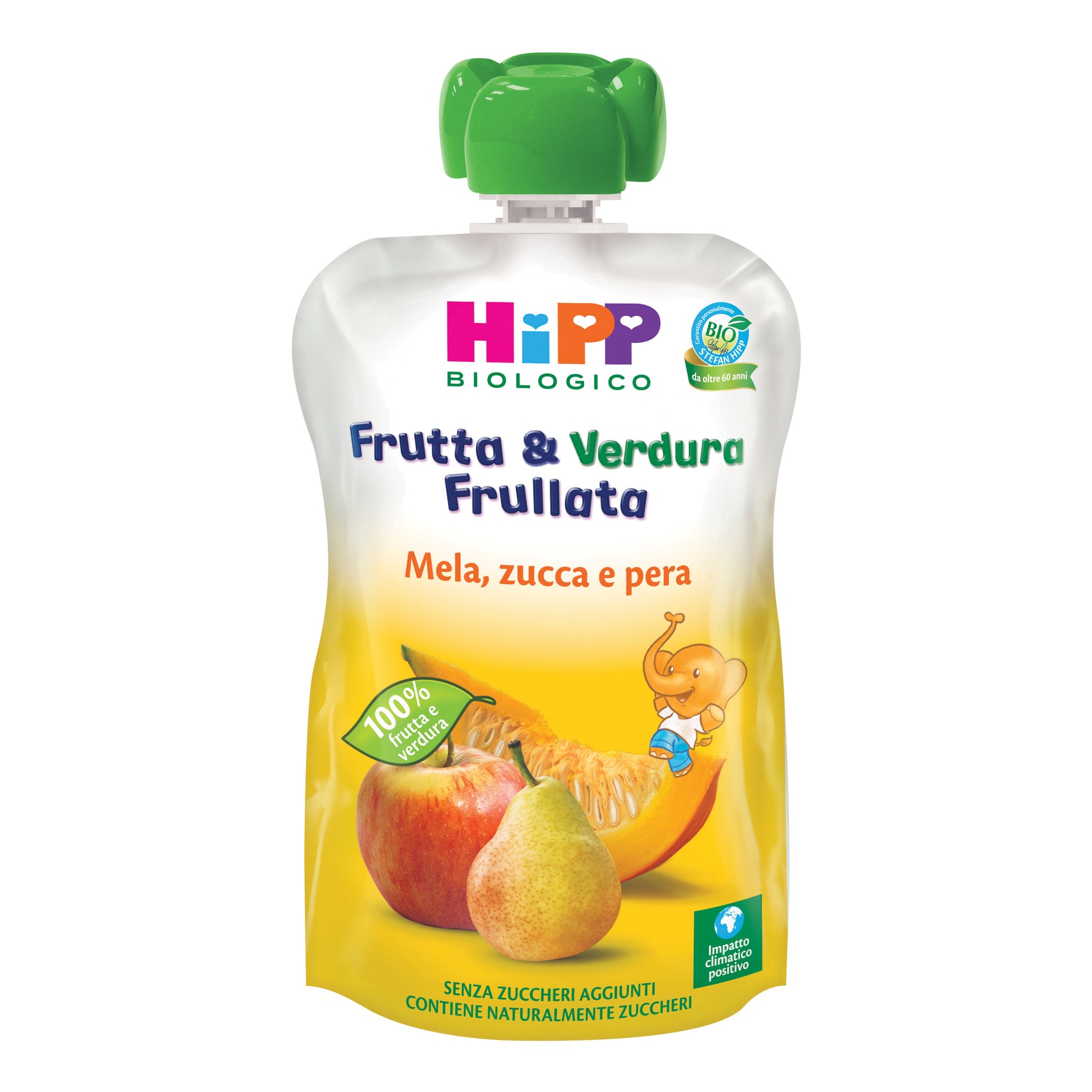 HIPP BIO FRUT&amp;VER MEL/PE/ZU90G
