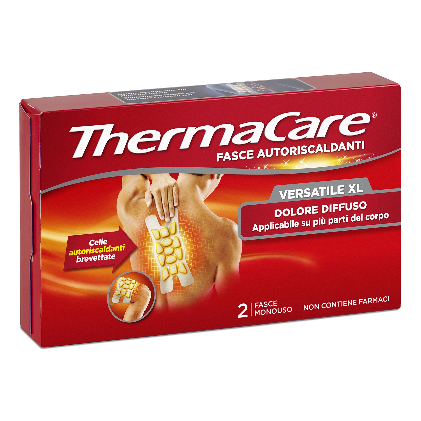 ThermaCare Fascia Versatile XL | Fasce Autoriscaldanti | 2 Pezzi
