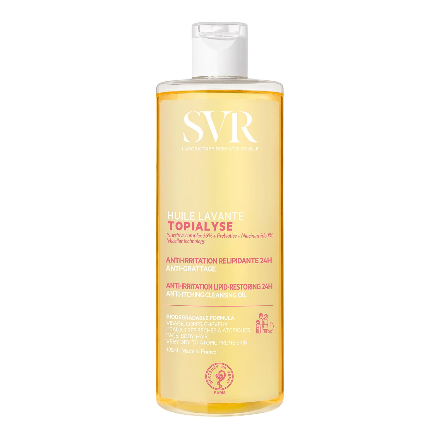 SVR - Topialyse Huile Lavante Olio Lavante Per Pelli Secche Sensibili E Soggette Ad Irritazioni E Prurito 400ml