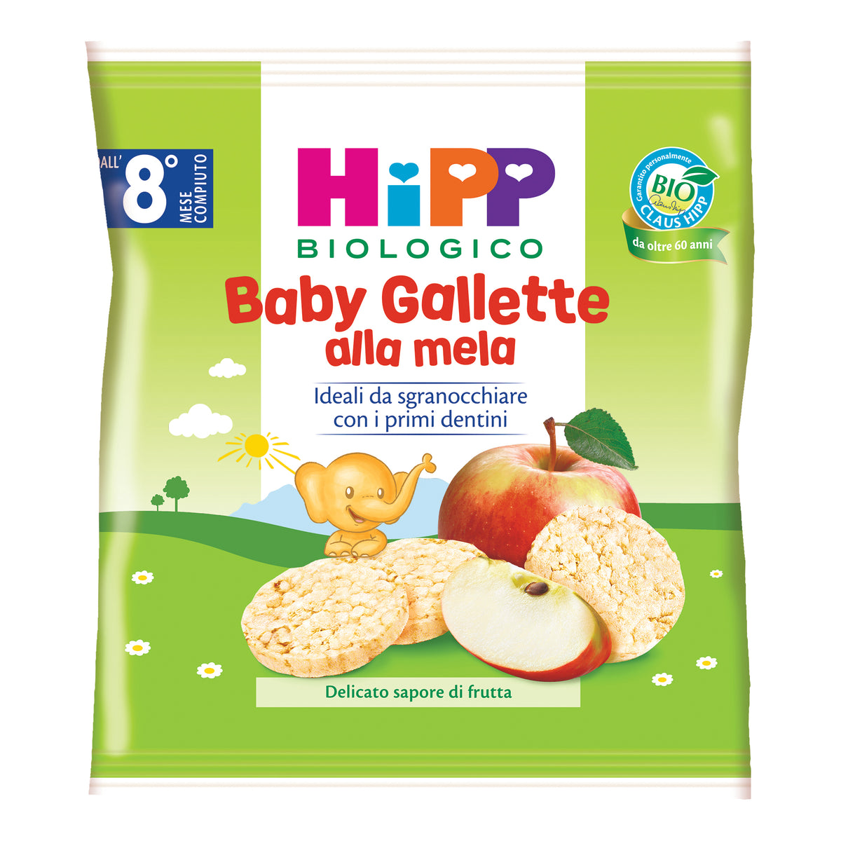 HIPP BABY GALLETTE RISO MELA  
