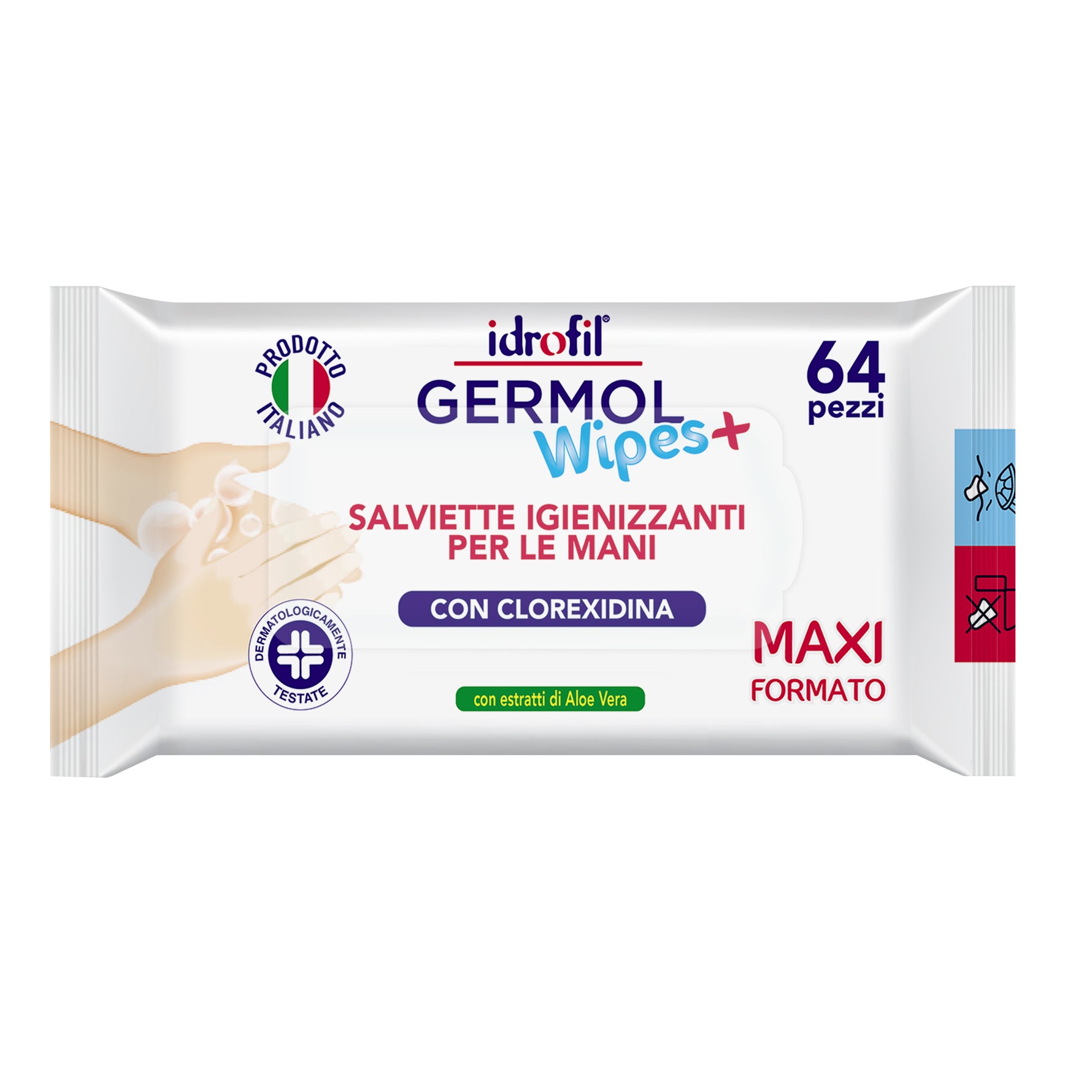 GERMOLWIPES SALV IG MANI 64PZ

