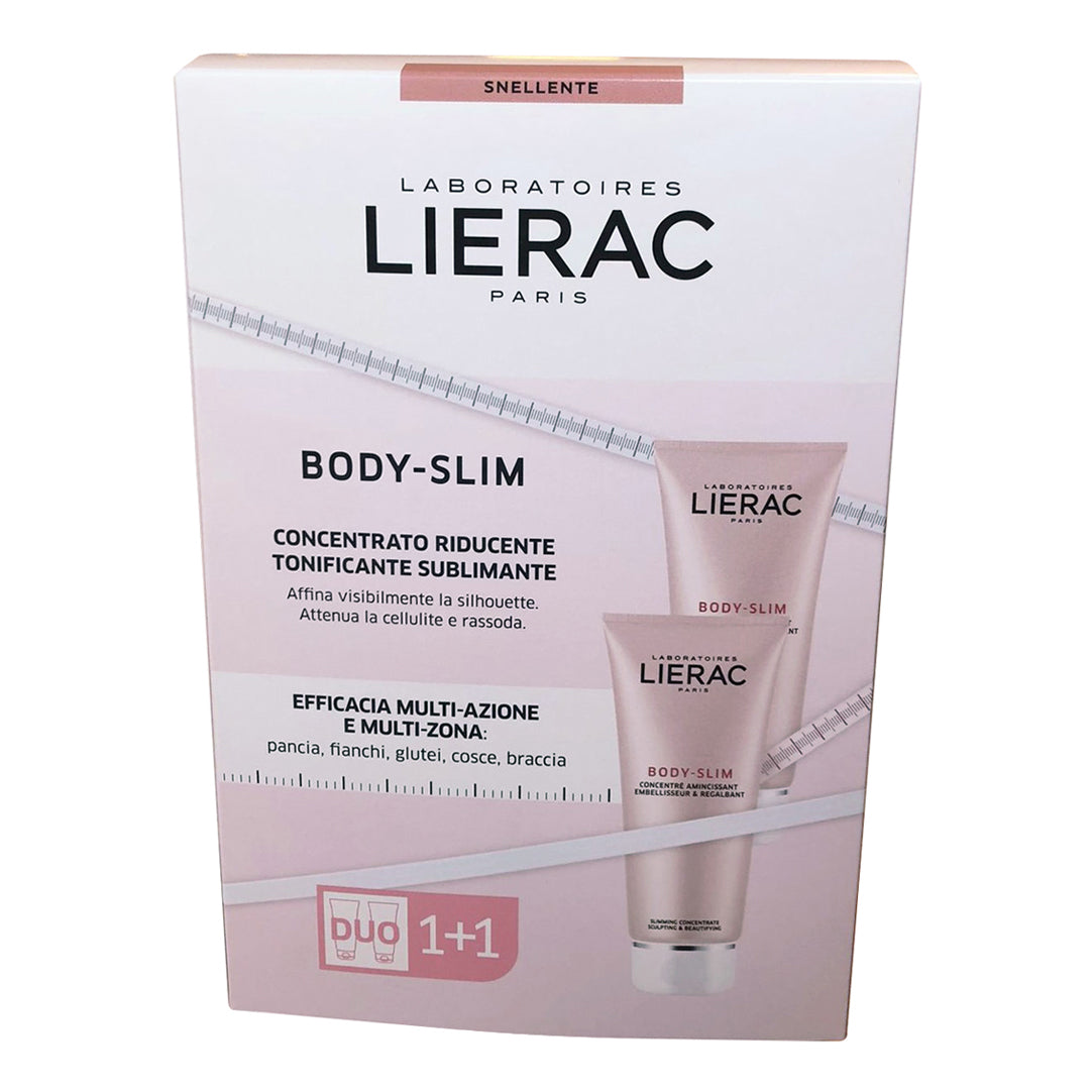 Lierac Cofanetto Regalo Body Slim Trattamento Snellente Globale Pacco Doppio 200ml+200ml