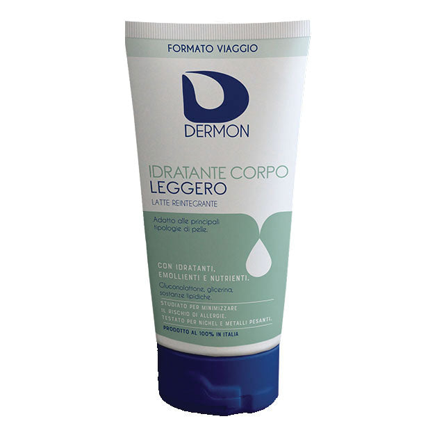 Dermon | Latte Idratante Corpo Leggero | 100 ml Formato Viaggio  