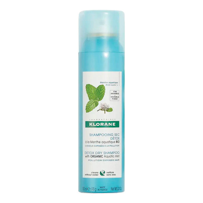 Klorane Shampoo Secco Menta Acquatica Anti-Inquinamento 150ml
