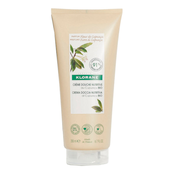 Klorane Crema Doccia Al Burro Di Cupuacu Bio Profumo Fiore Di Cupuacu Fresia E Latte Di Cotone 200ml