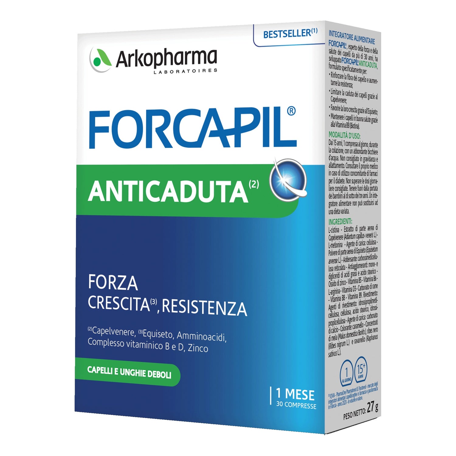 FORCAPIL ANTI CADUTA 30CPR