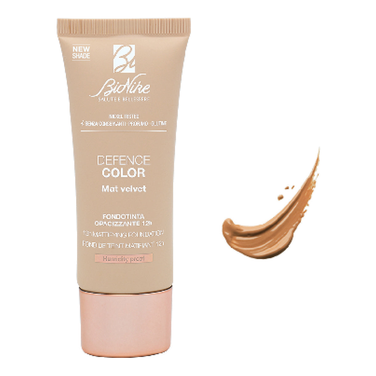 Bionike Defence Color Fondotinta Mat Velvet N. 406 cannella