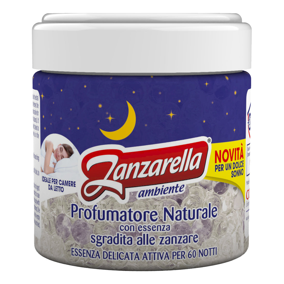 Zanzarella Perle Anti-Zanzara Essenza Naturale Ideale Per La Notte Profumo Attivo 60 Giorni