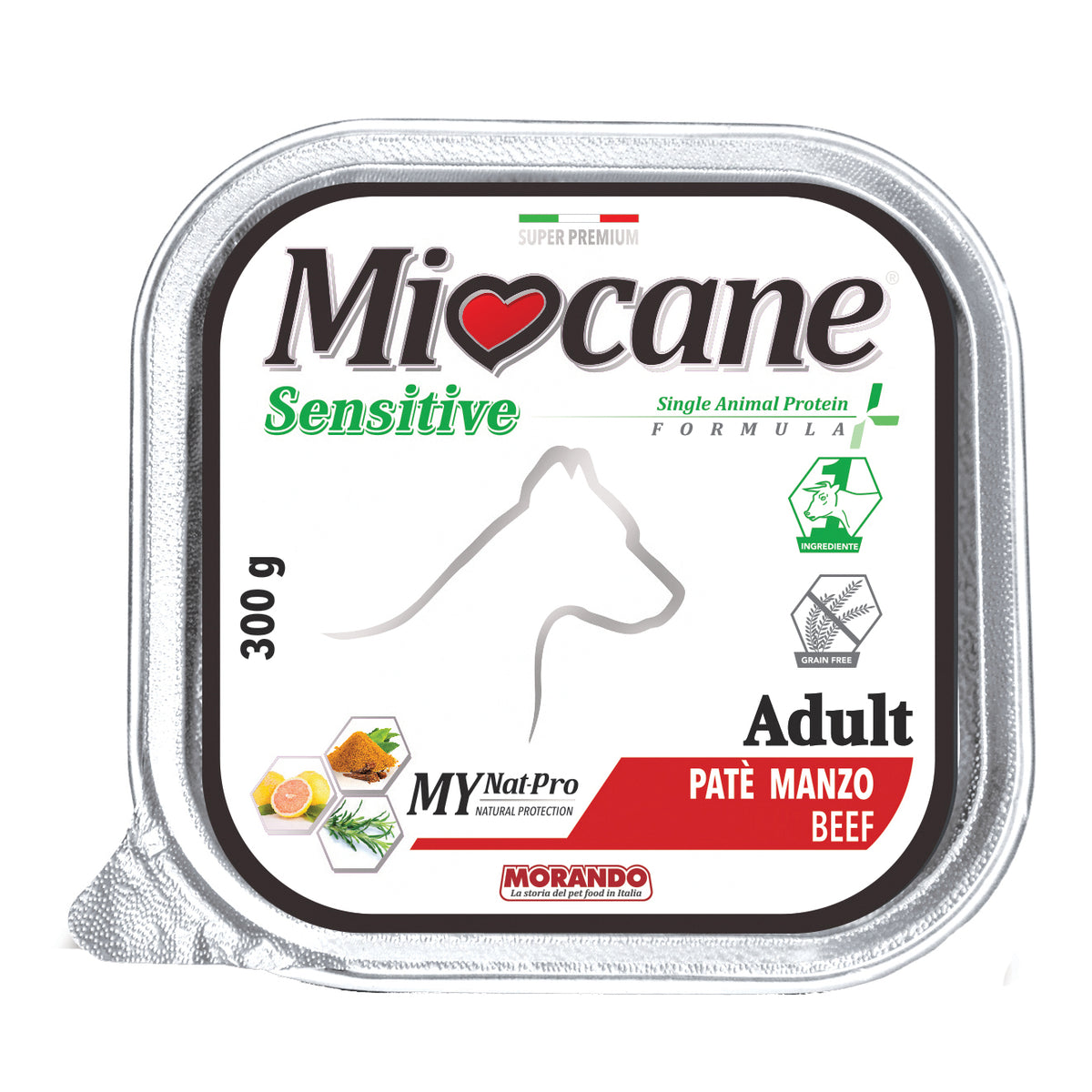 MIOCANE SENS PROT AD MANZO300G  