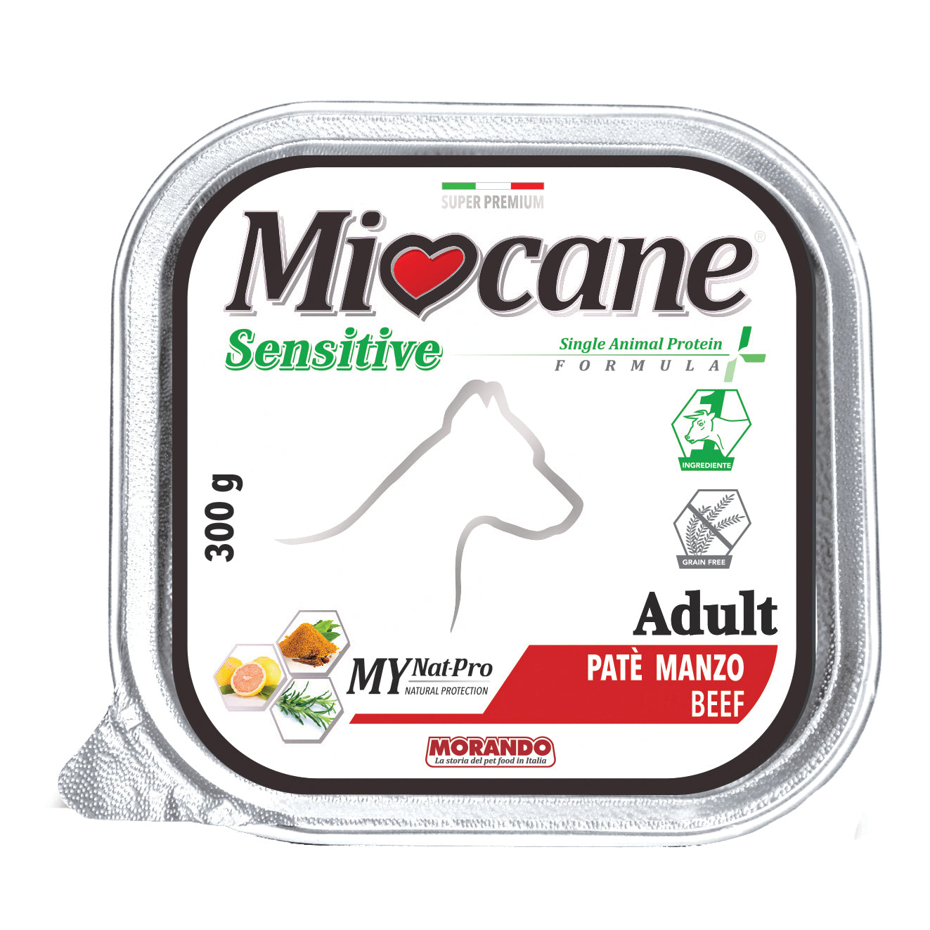 MIOCANE SENS PROT AD MANZO300G
