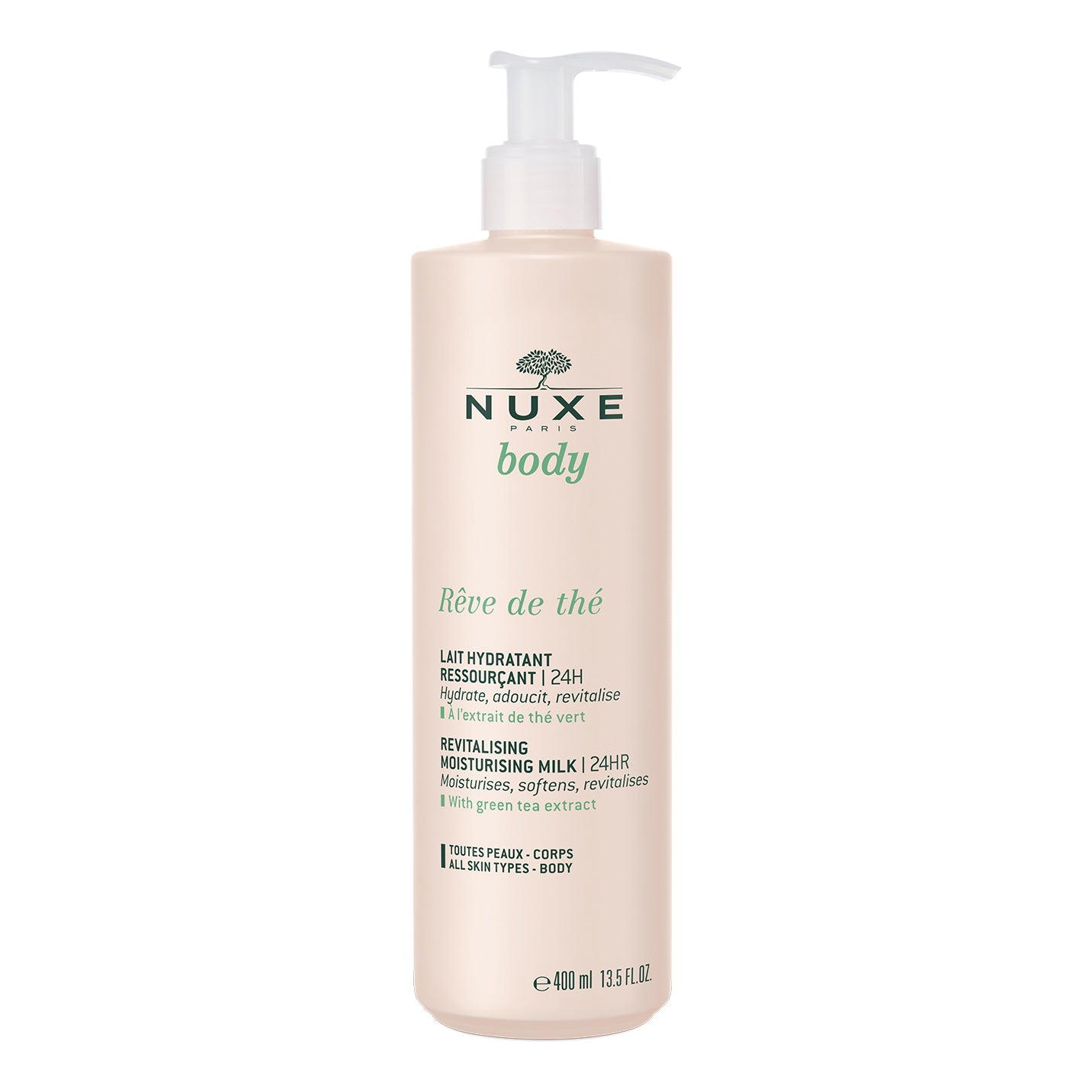 Nuxe Rêve De Thé Revitalising Moisturizing Lozione Corpo Idratante Rivitalizzante 400ml