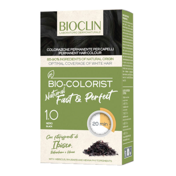 Bioclin Bio Colorist Tintura Capelli Natural Fast E Perfect Colore 1.0 - Nero