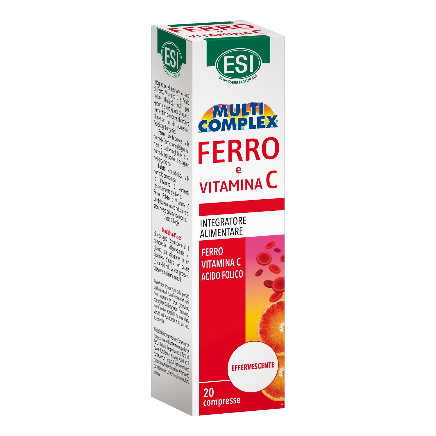 Esi MultiComplex Ferro e Vitamina C 20 Compresse Effervescenti