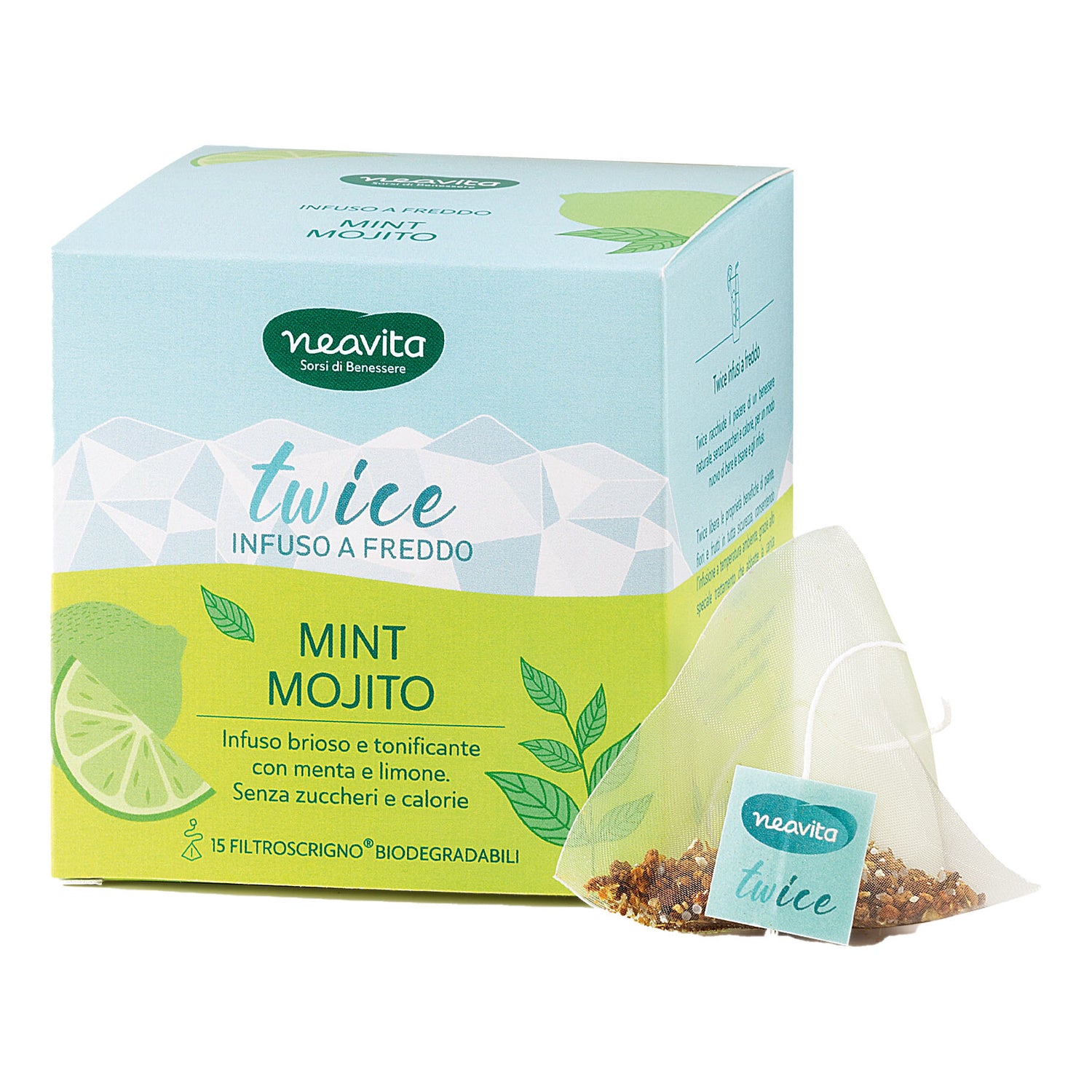 Neavita Twice Infuso A Freddo Mint Mojito 15 Filtroscrigno