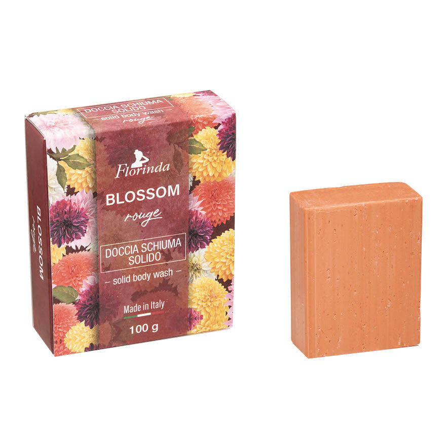 Florinda - Doccia Schiuma Solido Blossom Rouge - Lampone e Ribes 100g