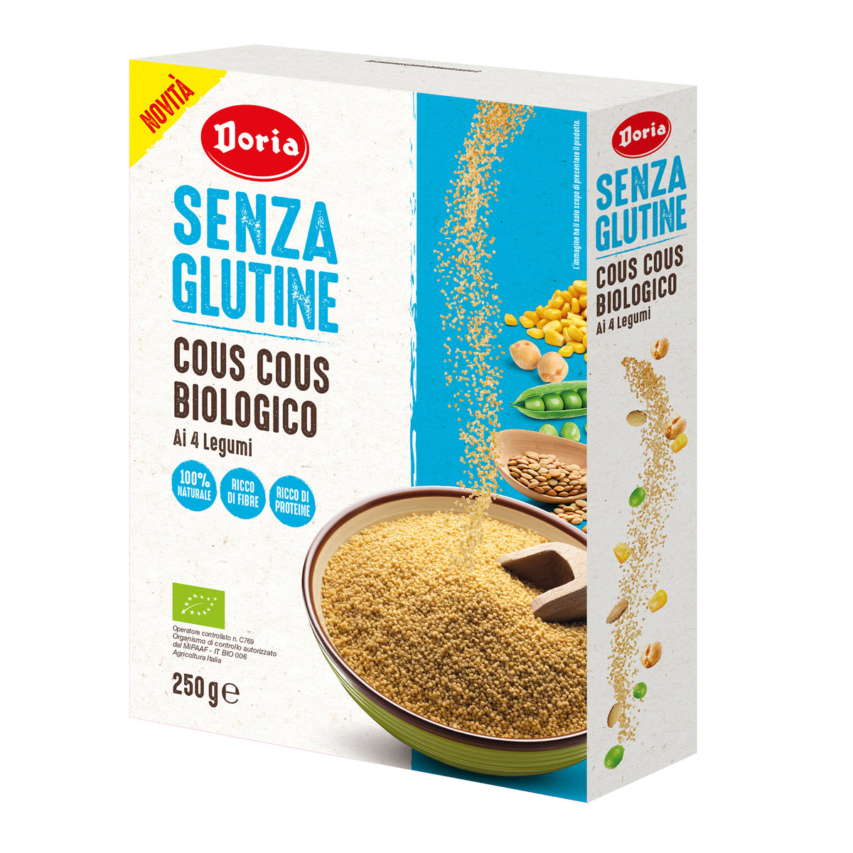 DORIA COUS COUS BIO 4 LEGUMI  