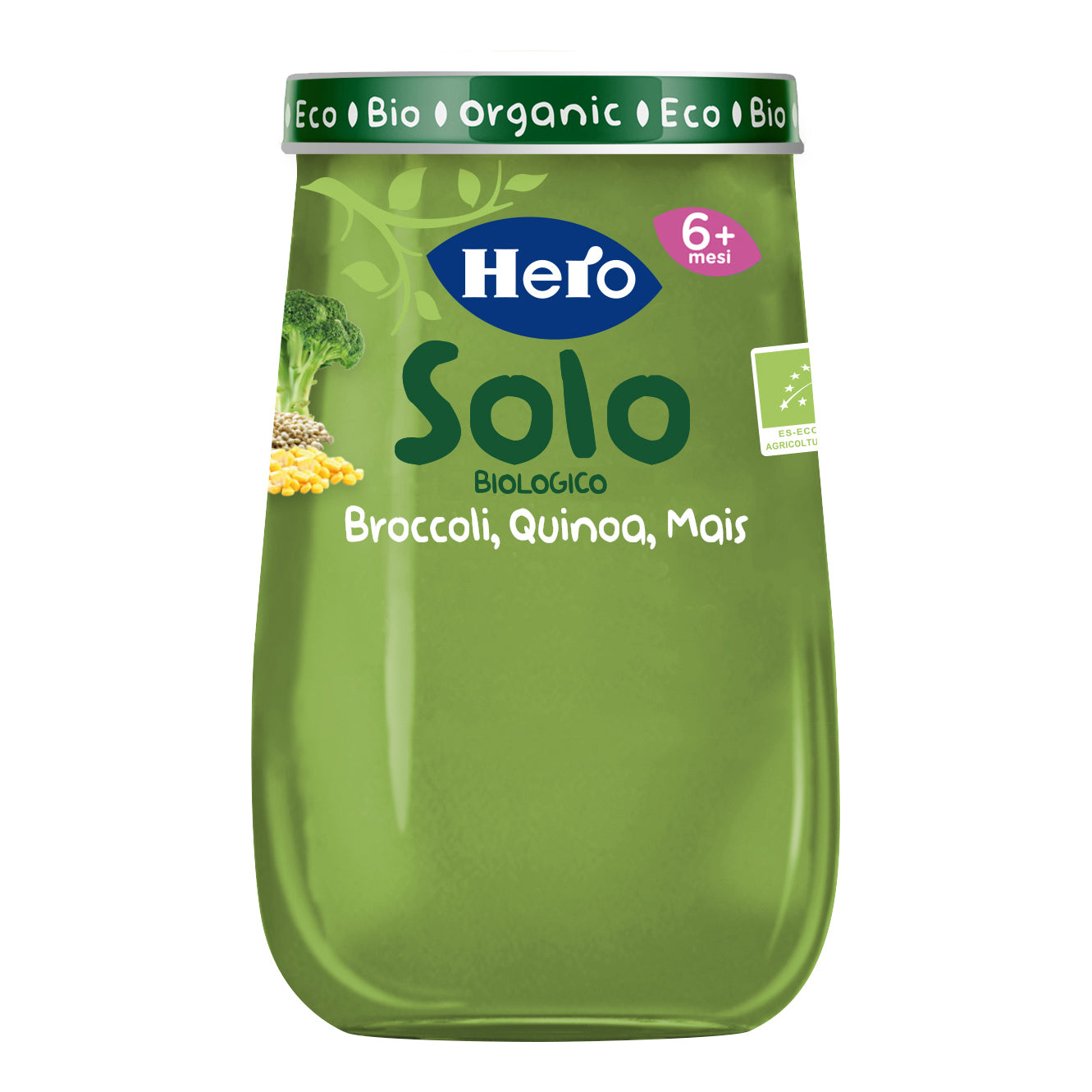 Hero Baby Solo Bio Omogeneizzati Broccoli Quinoa e Mais 190g