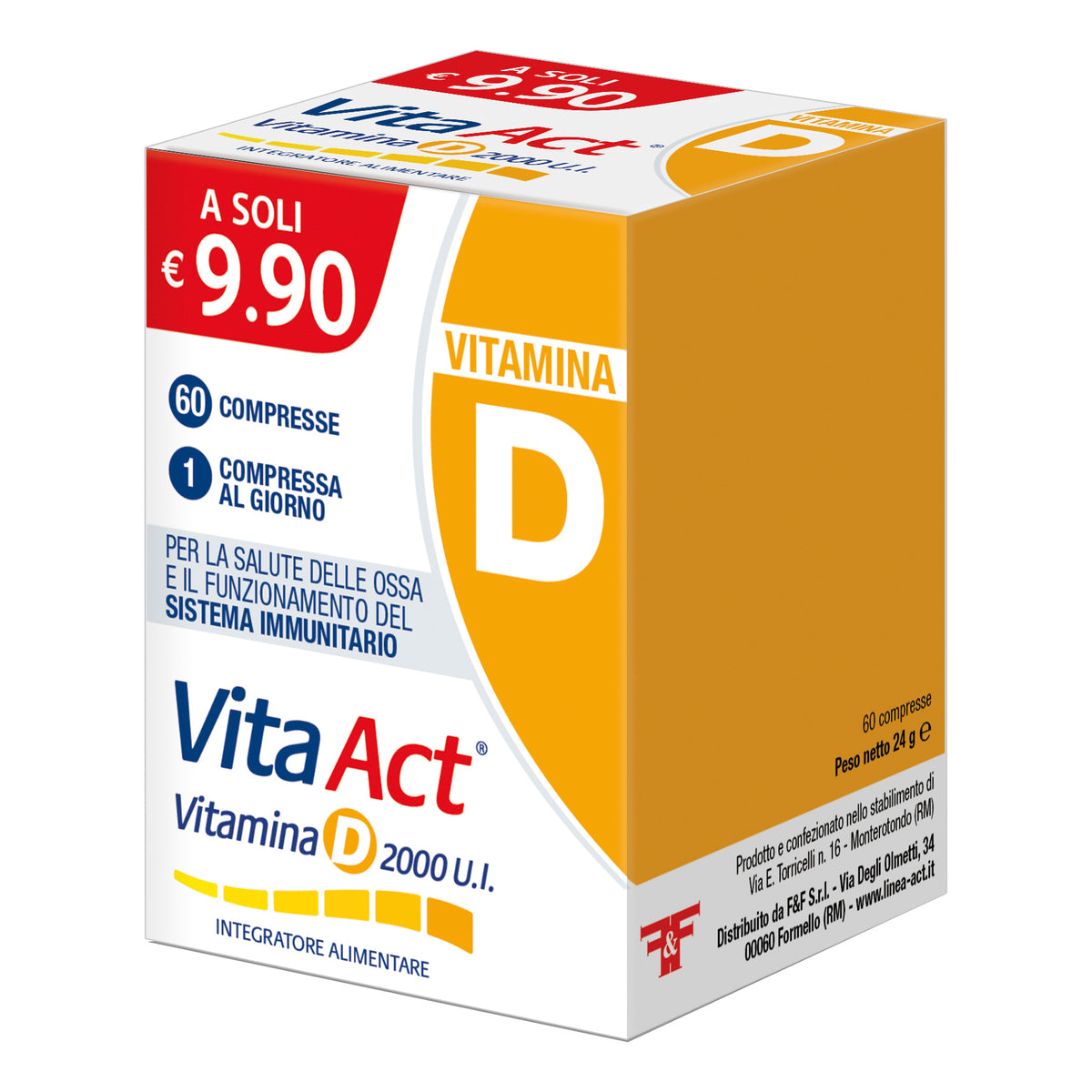 VITA ACT VIT D 2000UI 60CPR  