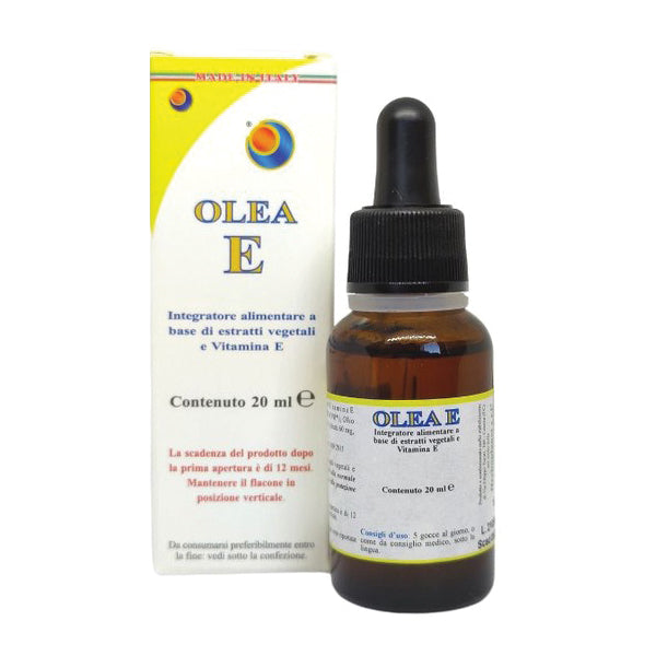 Olea E | Vitamina E Naturale Gocce Sublinguali | 20 ml  