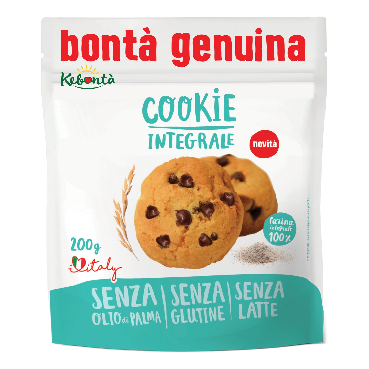 KEBONTA' COOKIE INTEGRALE 200G