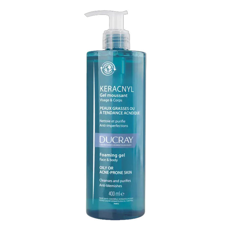 Ducray Keracnyl Gel Detergente Pelle Grassa O A Tendenza Acneica 400ml