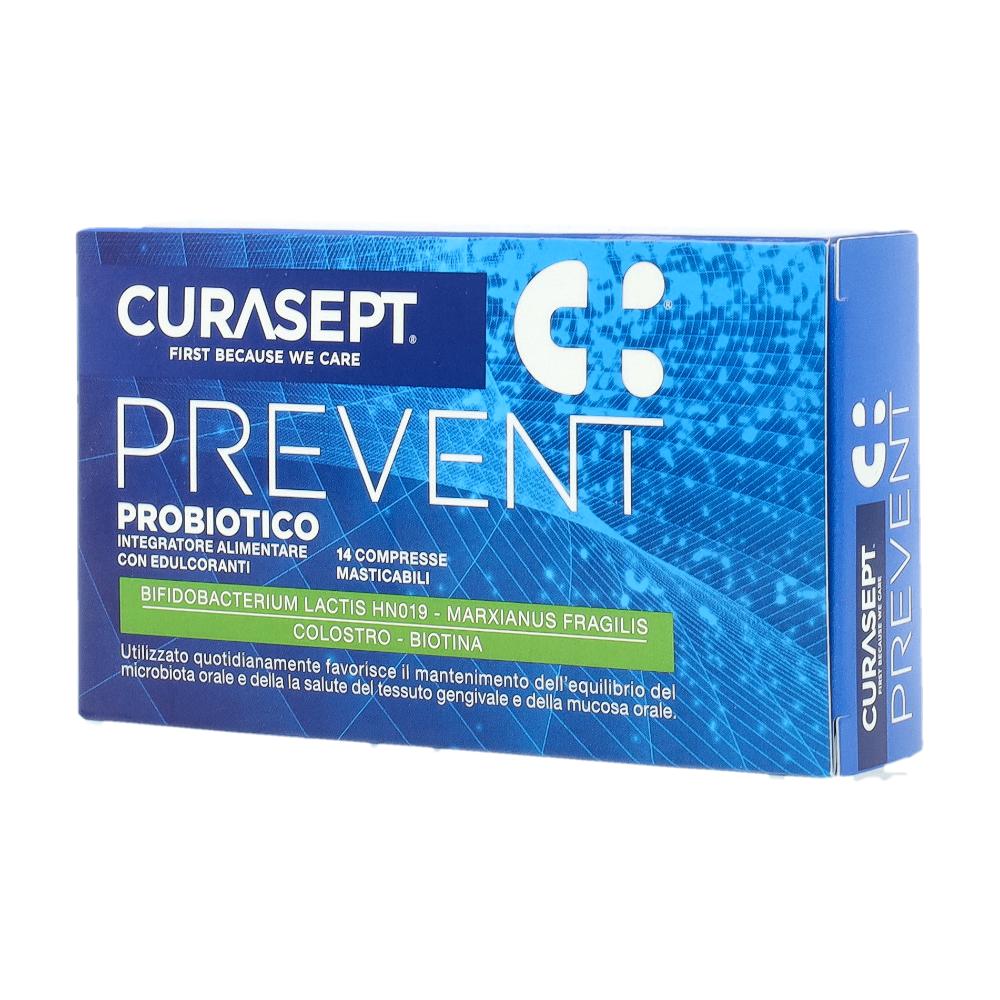 Curasept Prevent | Integratore Probiotico per Salute Gengivale | 14 Compresse  