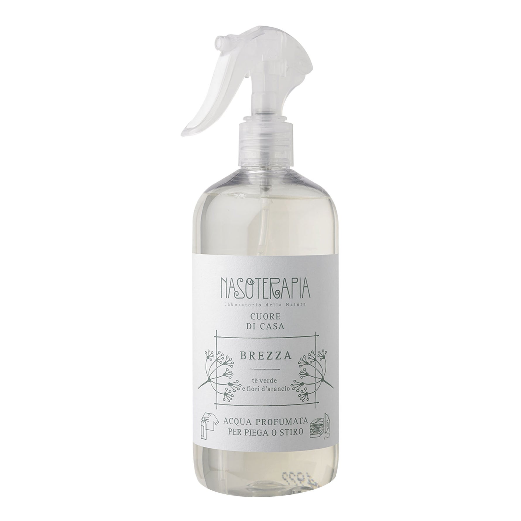 Nasoterapia Cuore Di Casa Brezza - Acqua Stiro Profumata Tè Verde e Fiori D'arancio 500ml
