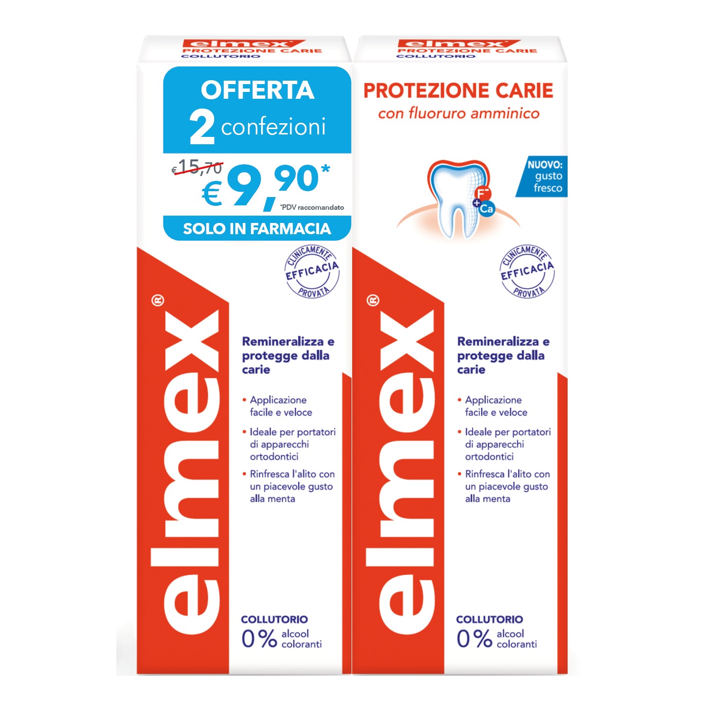 ELMEX CARIE COLLUTORIO 2X400ML