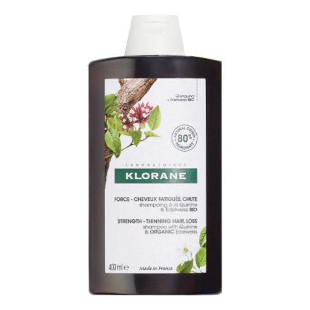Klorane Shampoo Alla Chinina E Stella Alpina Bio Caduta Capelli 400ml