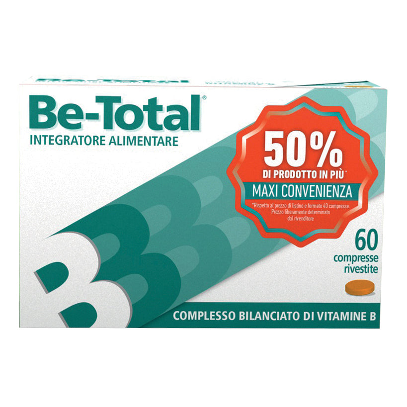 Betotal Classico Adulti 18+ Anni Maxi Formato 60 Compresse