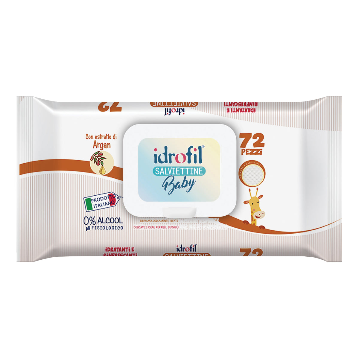 SALVIETTINE BABY ARGAN 72PZ  