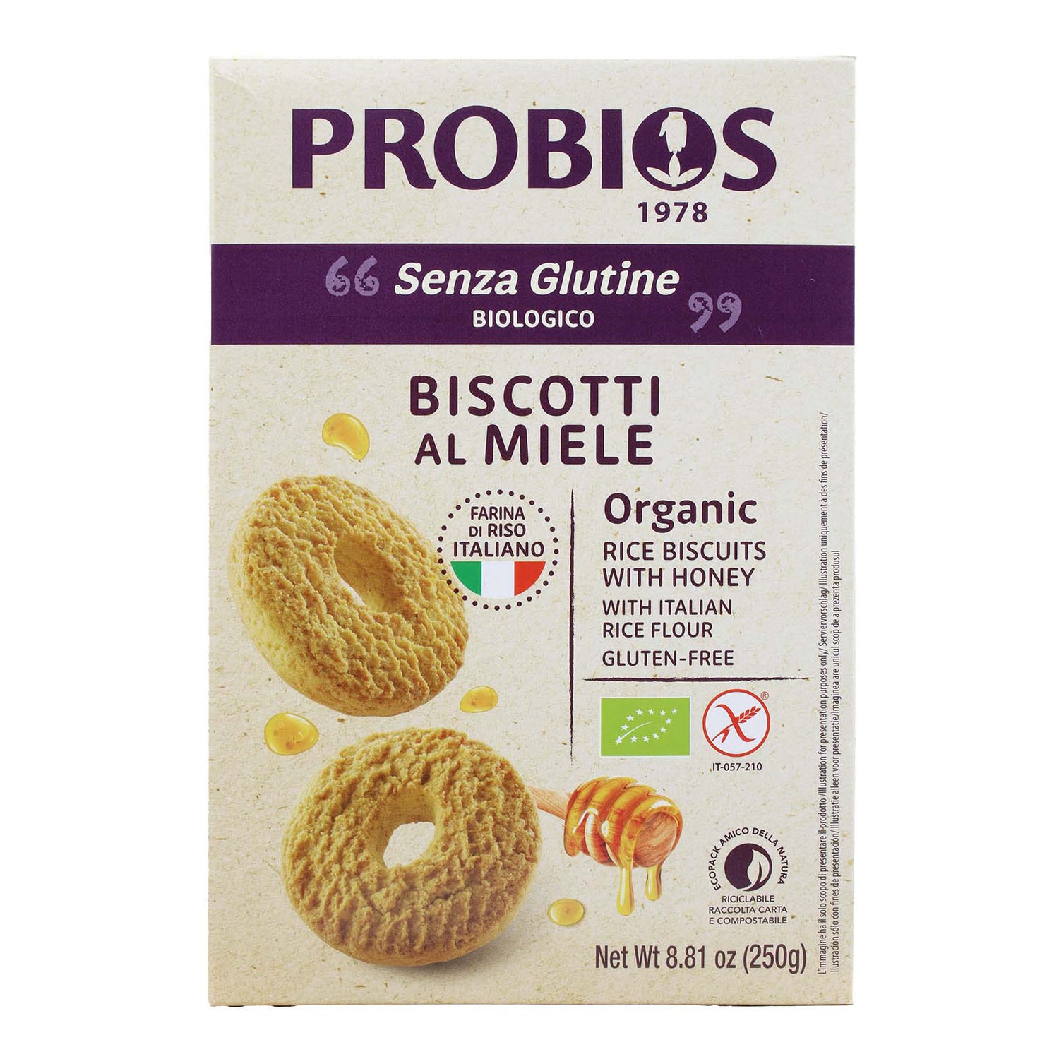 PROBIOS BISCOTTI GIULLARI MIEL