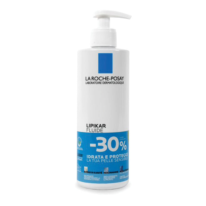 La Roche Posay Lipikar Fluide - Fluido Lenitivo E Protettivo Per La Pelle Secca 400ml Promo