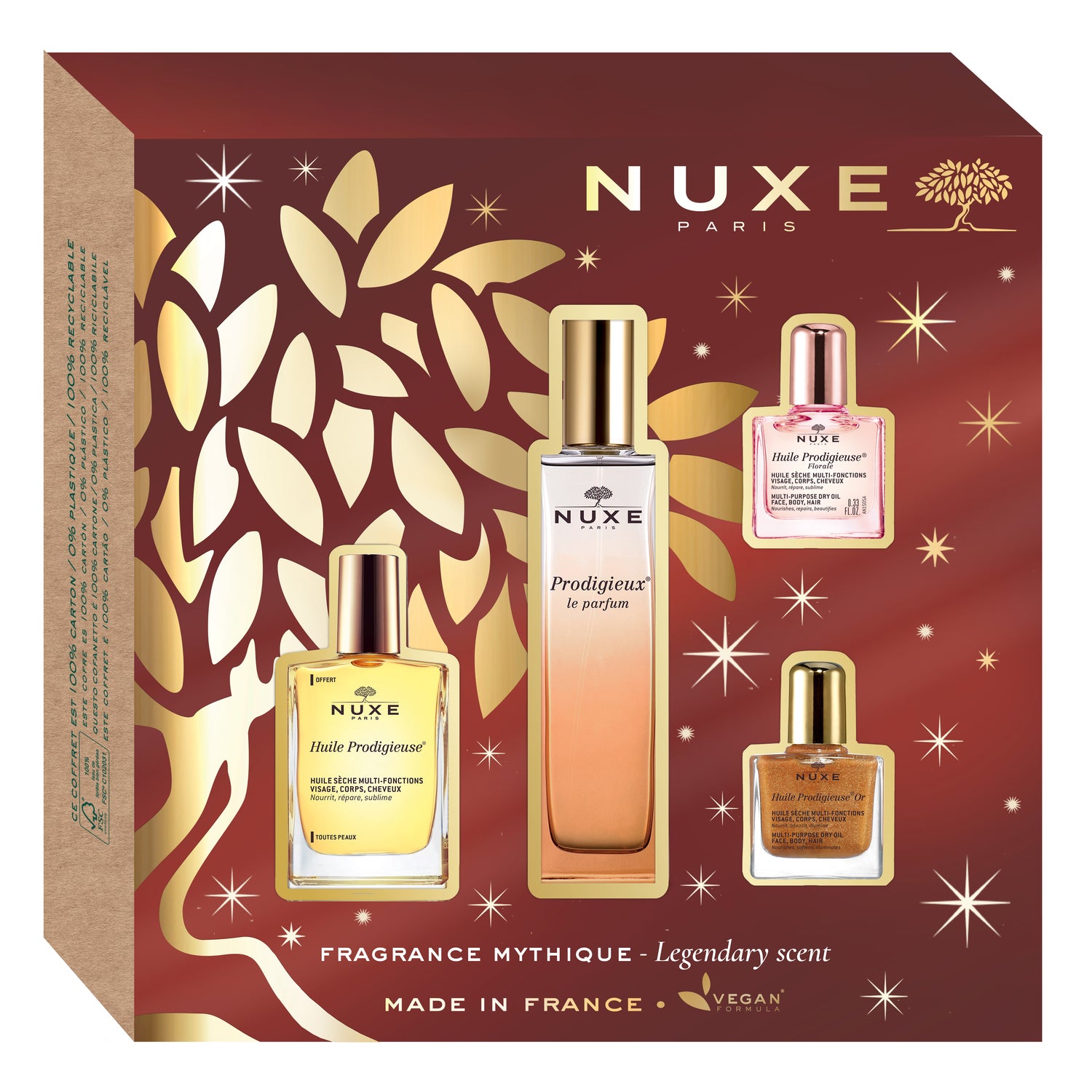 Nuxe Cofanetto Regalo Huile Prodigieuse® Fragranza Mitica