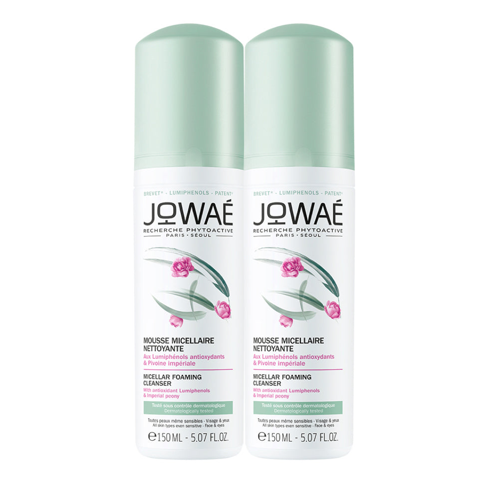 Jowae Duo Mousse Micellare Struccante Viso e Occhi 2x150 ml