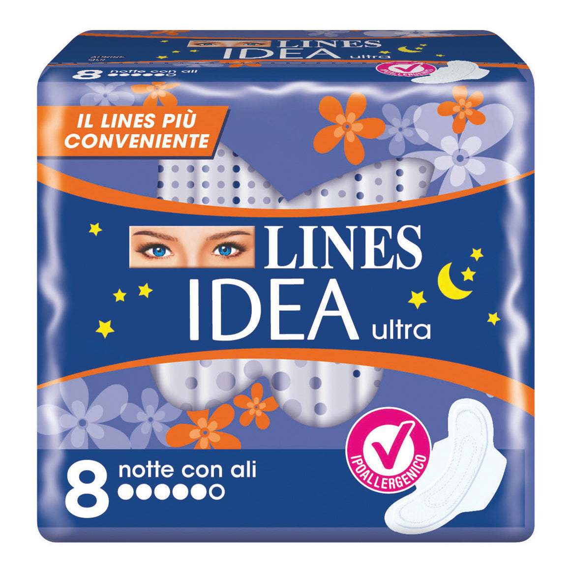 LINES IDEA ULTRA NOTTE ALI 8PZ  