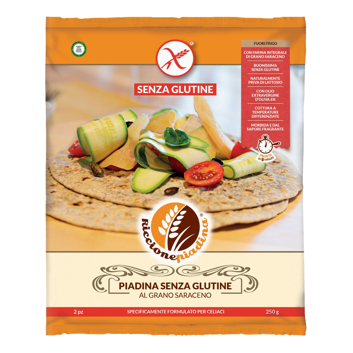RICCIONE PIADINA GRANO S2X125G