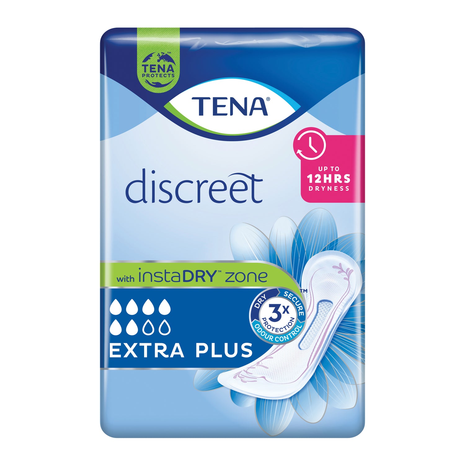 Tena Discreet Extra Plus - Assorbenti Incontinenza Moderata 16 Pezzi