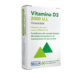 Vitamina D3 2000 UI Sella | Sistema Immunitario | 60 Compresse  