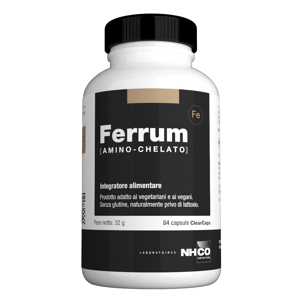 NHCO Ferrum | Integratore Ferro Alta Biodisponibilità | 84 Capsule  