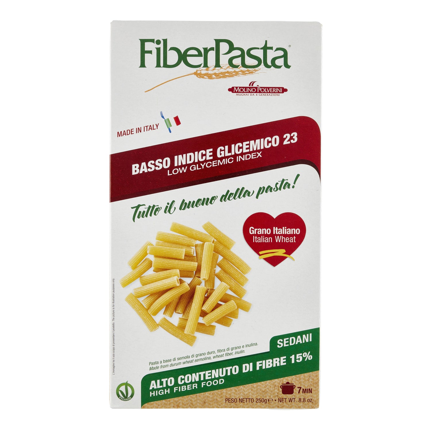 FIBERPASTA SEDANI BASSO INDICE