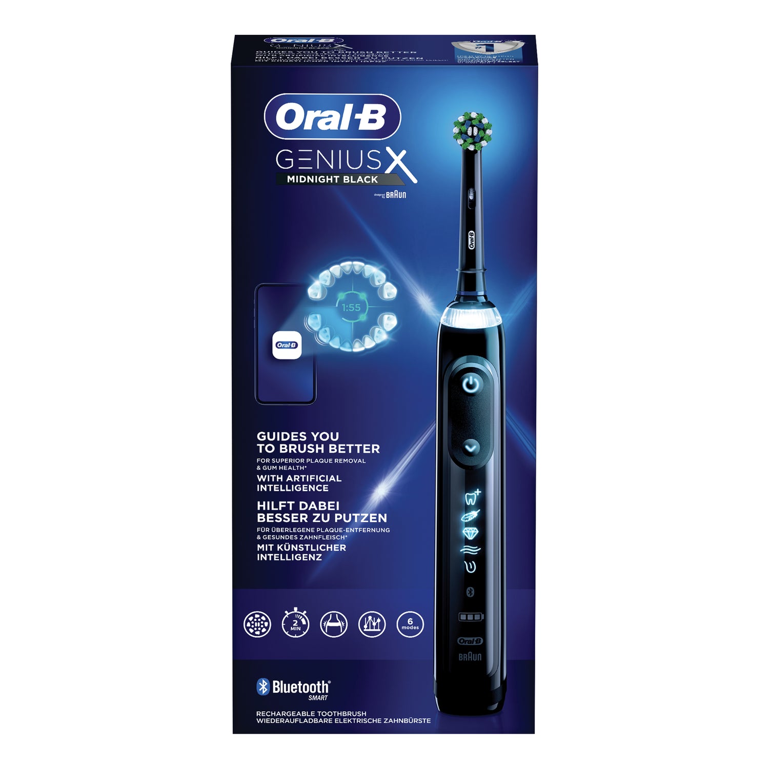 Oral-B Spazzolino Elettrico Genius X Nero