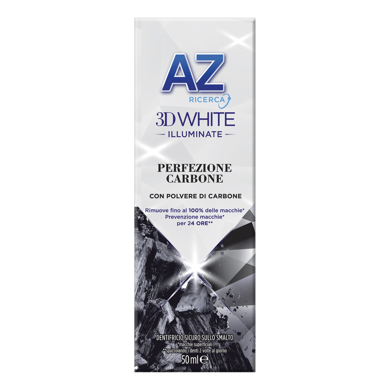 AZ 3D White Illuminate Perfezione Carbone Dentifricio 50ml
